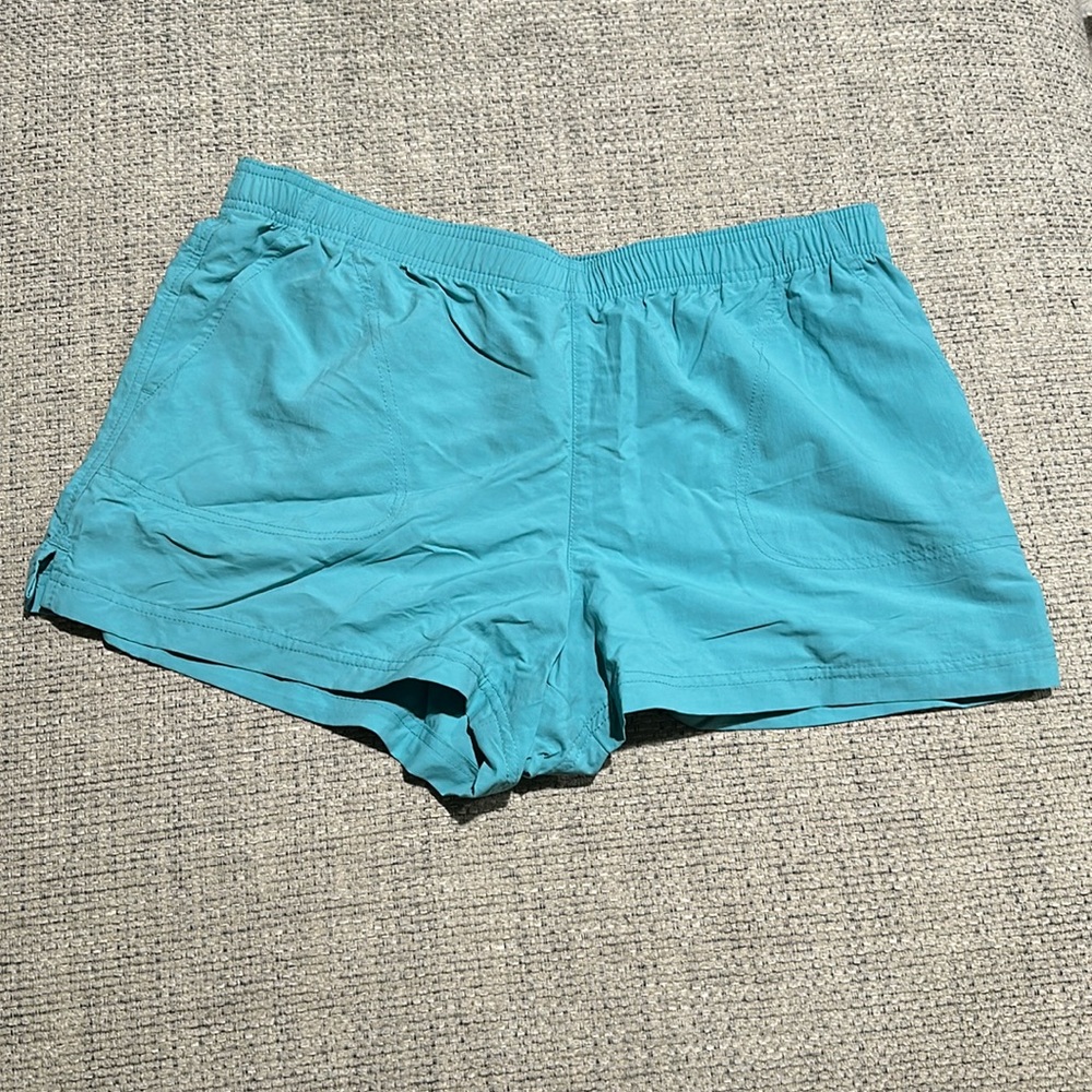 NWOT COLUMBIA Women’s Blue Athletic Shorts Size Large